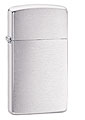 ZIPPO SLIM BRUSHED CHROME