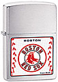ZIPPO MLB BOSTON RED SOX - BRUSHED CHROME