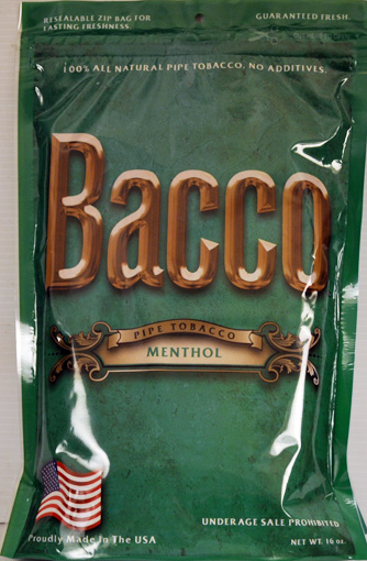 Bacco Menthol 16oz Bag