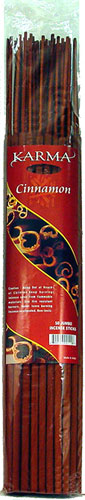 KARMA CINNAMON 50CT JUMBO INCENSE STICKS 50ct