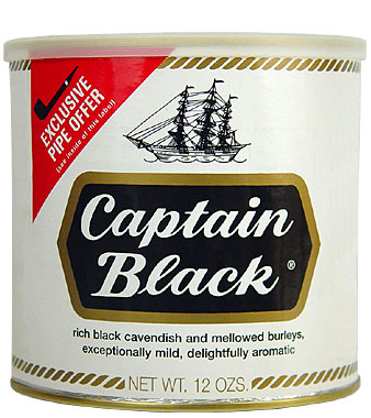 Captain Black Pipe Tobacco 12oz Can