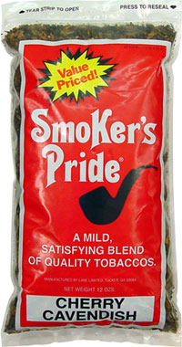 Smoker's Pride Pipe Tobacco Cherry Cavendish 12oz Bag