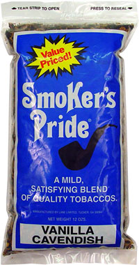 Smoker's Pride Pipe Tobacco Vanilla Cavendish 12oz Bag