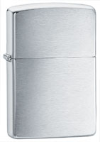 ZIPPO BRUSHED SILVER PLATE
