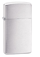 ZIPPO SLIM BRUSHED CHROME