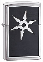 ZIPPO SIX POINT THROWING STAR - BRUSHED CHROME