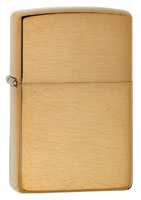 ZIPPO SOLID BRASS W/O LETTERING - BRUSHED BRASS