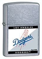ZIPPO MLB DODGERS - STREET CHROME