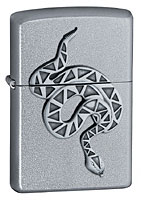 ZIPPO SLITHERING SERPENT - STREET CHROME