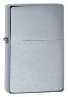 ZIPPO VINTAGE W/O SLASHES BRUSHED CHROME