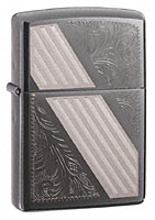 ZIPPO VENETIAN STRIPE - BLACK ICE