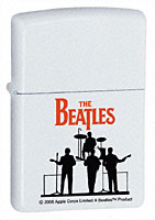 ZIPPO BEATLES SILHOUETTE - WHITE MATTE