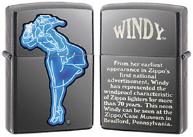 ZIPPO MC WINDY - BLACK ICE