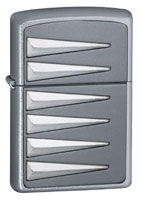 ZIPPO SILVER SPEARS SATIN CHROME