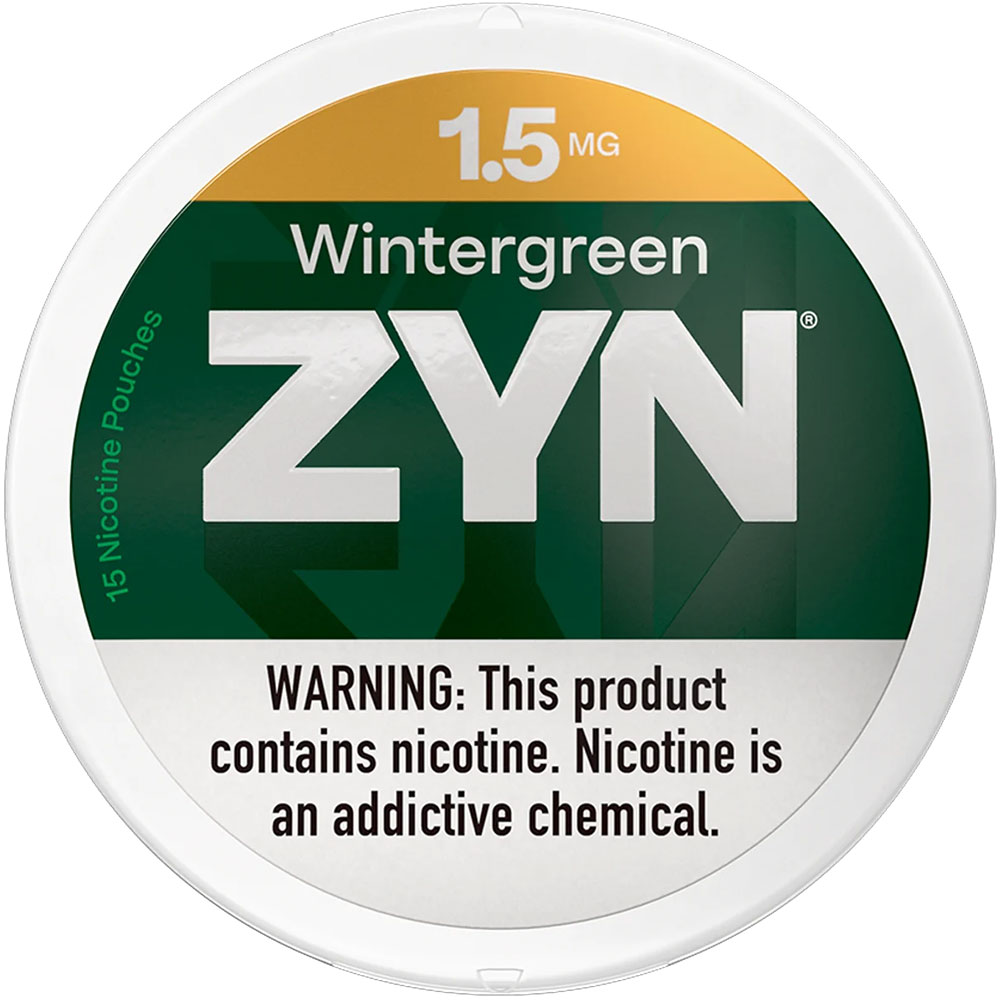 ZYN Nicotine Pouches Wintergreen 1.5mg 5ct
