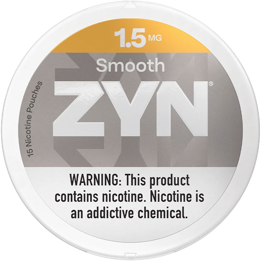 ZYN Nicotine Pouches Smooth 1.5mg 5ct