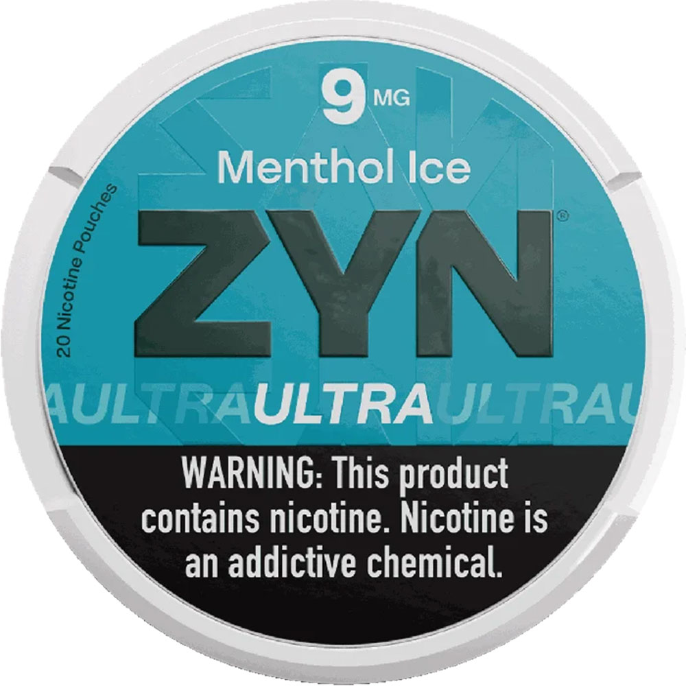 ZYN Ultra Nicotine Pouches Menthol Ice 9mg 5ct
