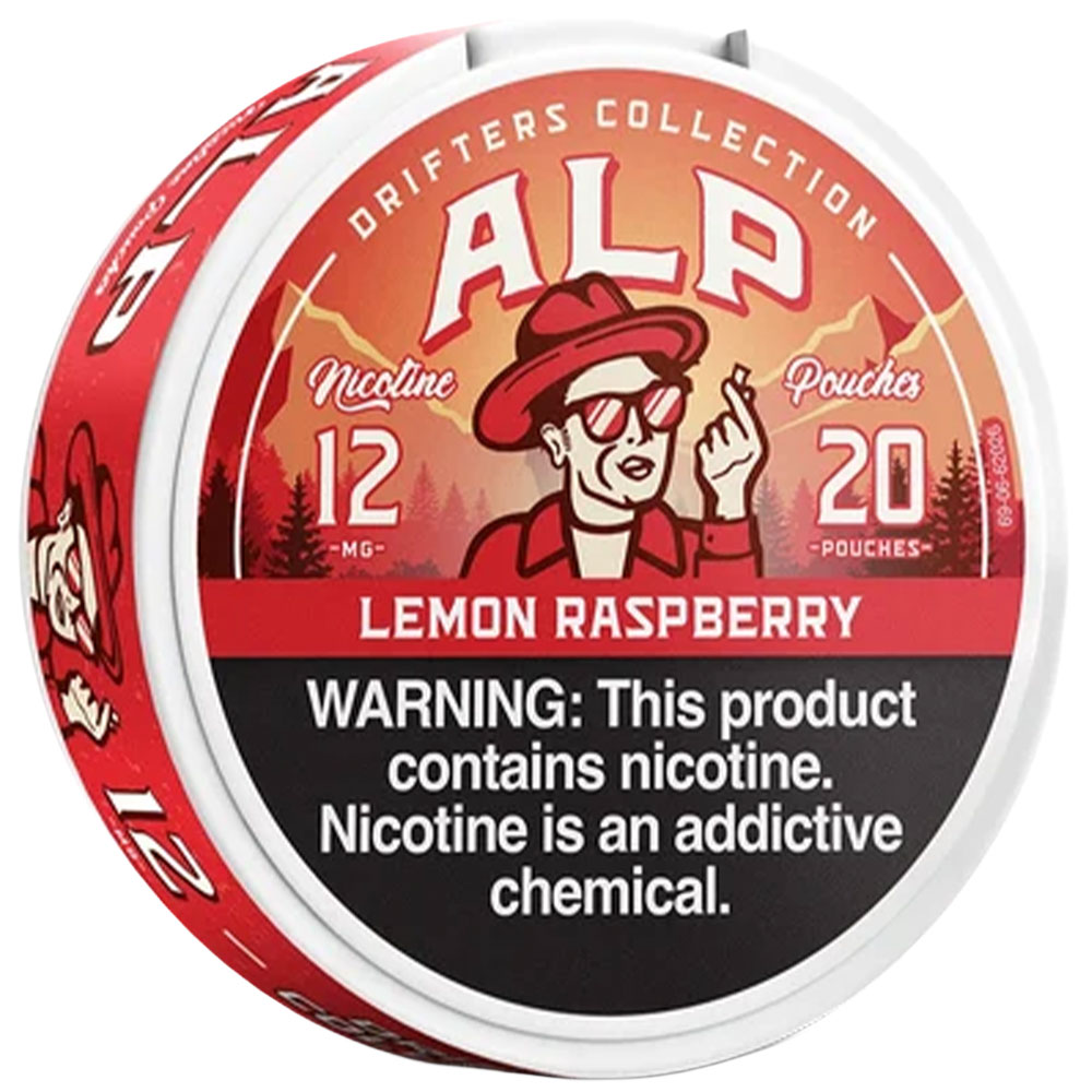 ALP Drifters Nicotine Pouches Lemon Raspberry 12mg 5ct