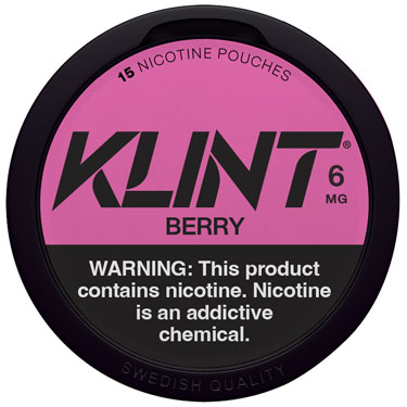 KLINT Nicotine Pouches Berry 6mg 5ct