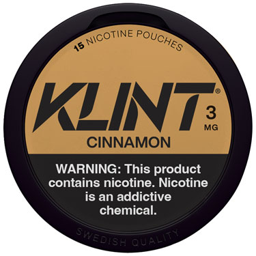 KLINT Nicotine Pouches Cinnamon 3mg 5ct