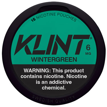 KLINT Nicotine Pouches Wintergreen 6mg 5ct