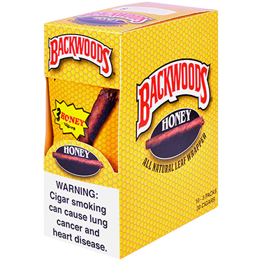 Backwoods Cigars Honey 10 Packs of 3