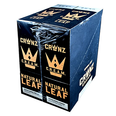 CRWNZ Natural Leaf Cigars Cream 30ct 2pk