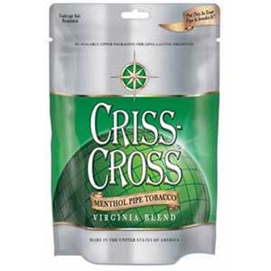 Criss Cross Virginia Blend Menthol 8oz Pipe Tobacco