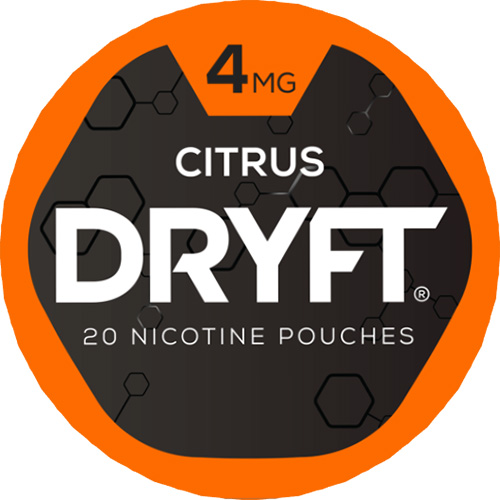 DRYFT Nicotine Pouches Citrus 4mg 5ct
