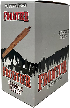 Frontier Cheroot Russian Cream Cigars 8 Pouches of 5
