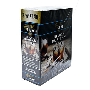 Game Leaf Cigarillos Black Russian 15 2pks