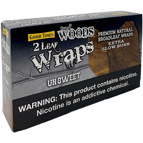 Good Times Sweet Woods Platinum Leaf Wraps 30ct