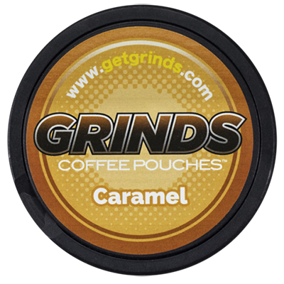 Grinds Coffee Pouches Caramel 10 Cans