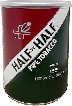 Half and Half Pipe Tobacco 7oz Can