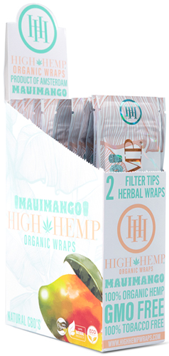 High Hemp Organic Maui Mango Wraps 25ct