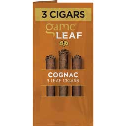 Game Leaf Cigarillos Cognac 10 Packs of 3