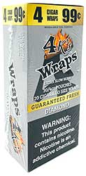 4 Kings Wraps Diamond 120ct Box