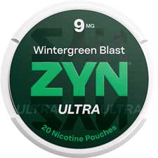 ZYN Ultra Nicotine Pouches Wintergreen 9mg 5ct