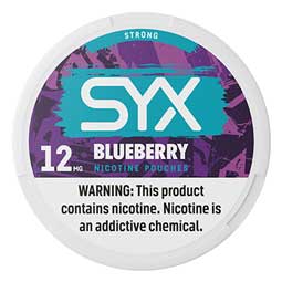SYX Nicotine Pouches Blueberry 12mg 5ct