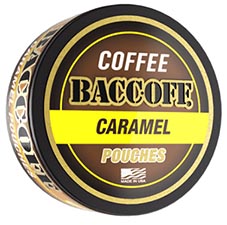 BaccOff Coffee Pouches Caramel 12ct Roll