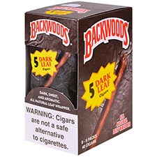 Backwoods Cigars Dark Leaf 8 Packs of 5