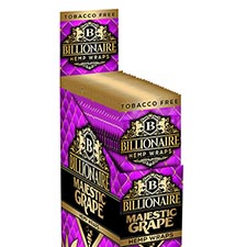Billionaire Hemp Wraps Majestic Grape 25 Packs of 2