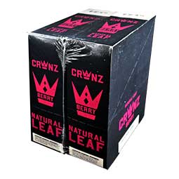 CRWNZ Natural Leaf Cigars Berry 30ct 2pk