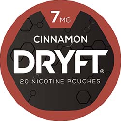 DRYFT Nicotine Pouches Cinnamon 7mg 5ct