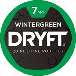 DRYFT Nicotine Pouches Wintergreen 7mg 5ct