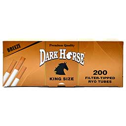 Dark Horse Breeze (Gold) Cigarette Tubes 200ct Box