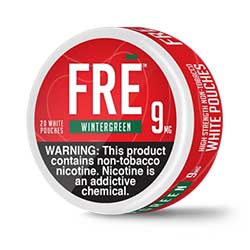 FRE Nicotine Pouches Wintergreen 9mg 5ct