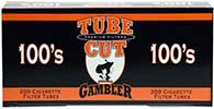 Gambler Tube Cut Cigarette Tubes Full Flavor 100s 200ct