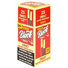 Good Times Black Smooth Sweet Cigars 25ct Box