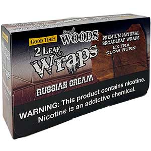 Good Times Sweet Woods Russian Cream Leaf Wraps 30ct